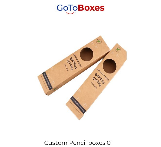 Pencil boxes with window